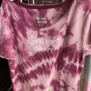 Justice girls shirt